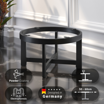 ORLANDO | Horeca Lounge Tafel Onderstel | Ø48,5 x H30 cm | Zwart
