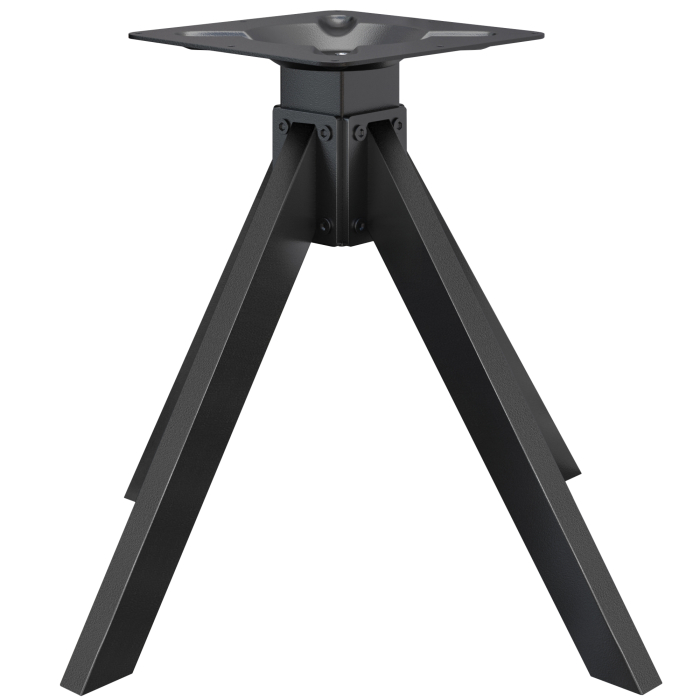 OSLO | Support de table bistro | Hauteur : 72 cm | Pied : 68 x 68 cm | Noir