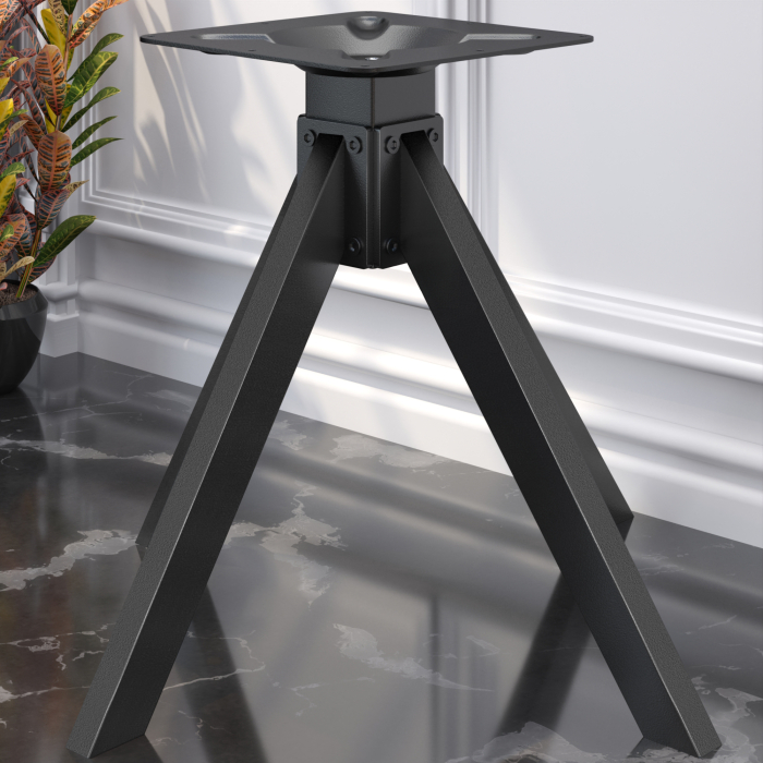 OSLO | Struttura per tavolo Bistro | Altezza: 72 cm | Base: 68 x 68 cm | Nero OSLO | Struttura per tavolo Bistro | Altezza: 72 cm | Base: 68 x 68 cm | Nero