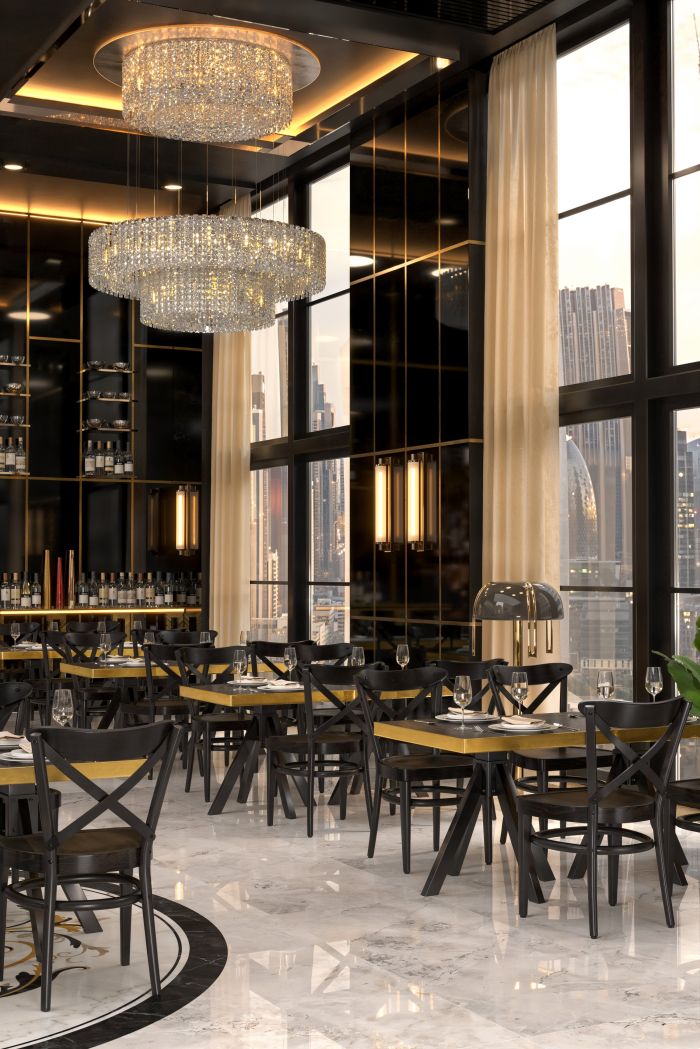 OSLO | Struttura per tavolo Bistro | Altezza: 72 cm | Base: 68 x 68 cm | Nero OSLO | Struttura per tavolo Bistro | Altezza: 72 cm | Base: 68 x 68 cm | Nero