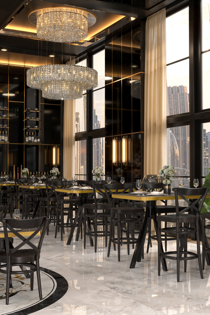 OSLO | Bistro Double Table Frame | Height: 105 cm | Base: 118 x 68 cm | Black OSLO | Bistro Double Table Frame | Height: 105 cm | Base: 118 x 68 cm | Black