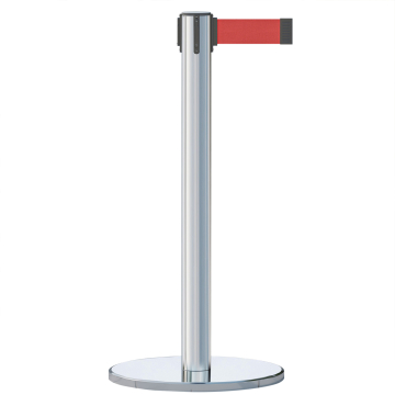 OSCAR | Sistema di guida per i passeggeri | Cromo/Rosso | Lunghezza della cinghia: 2 m | 0,9 mm