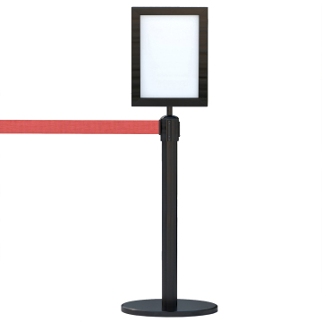 OSCAR | Stand informativo | Nero | A4 | Lunghezza della cintura: 2 m