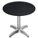 CPBL | HPL Bistro Table | Ø:H 70 x 78 cm | Sort / Aluminium | Sammenklappeligt + ekstra vægt | Rundt