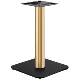 OVAL | Bistro Table Frame | Gold/Black | Height: 71 cm | Column: Ø 7.6 cm | Base Plate: 50 x 50 cm