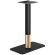 OVAL | Piètement de table haute de style bistro | Or/Noir | Hauteur : 104 cm | Colonne : Ø 7,6 cm |