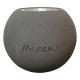 PAFFU| Ethanol Tischfeuerstelle | B:T:H 16 x 16 x 13 cm | Beton| Dunkel Grau