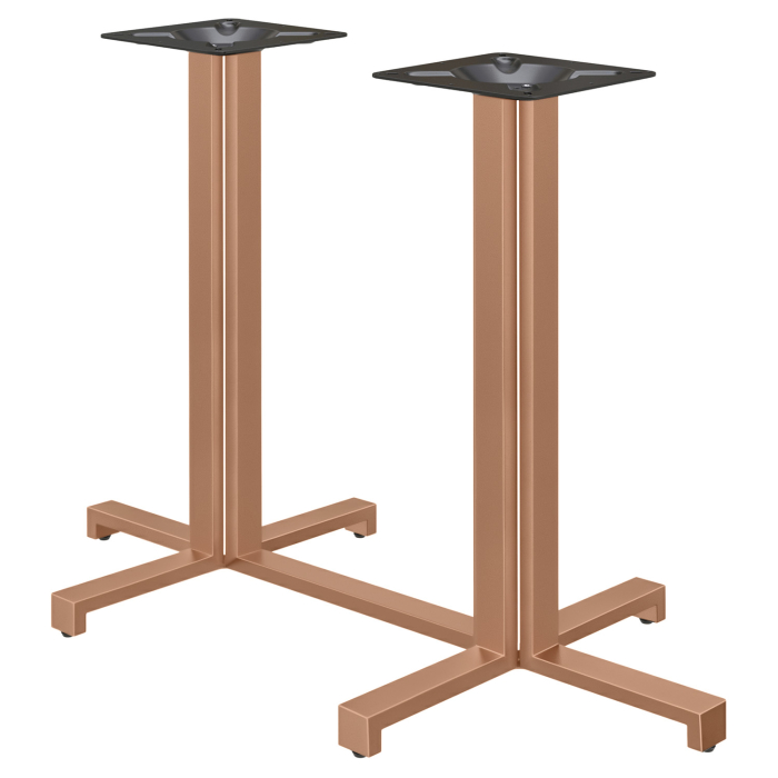 PALERMO | Tavolo doppio Bistrot | Altezza: 105 cm | Base: 115 x 58 cm | Rame