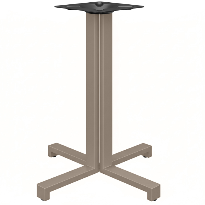 PALERMO | Bistro table frame | Height: 105 cm | Base: 58 x 58 cm | Taupe