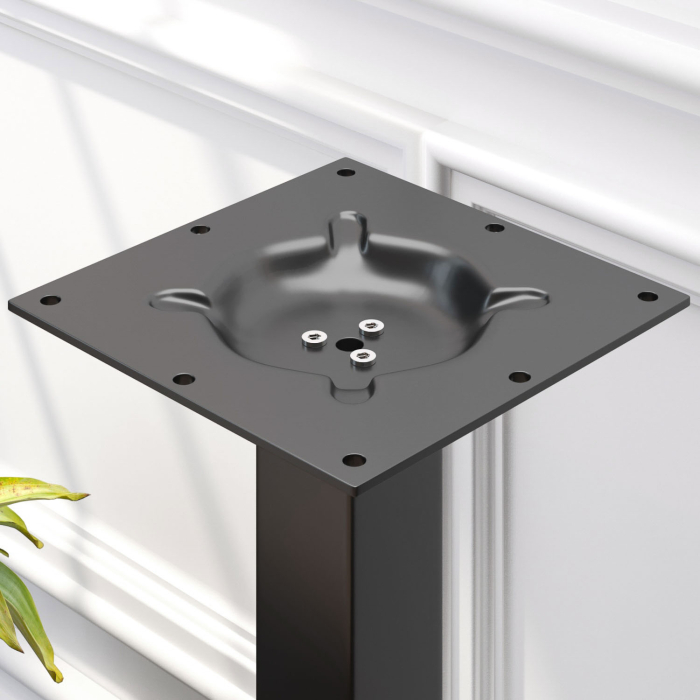 PALMA | Bistro Stehtischgestell | Schwarz | B:T 45 x 45 cm | Säule: 6 x 109 cm