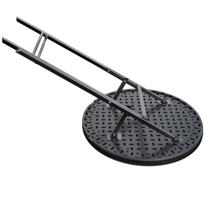 MIO | festbord | diameter 60 cm | Svart | Sammenleggbar