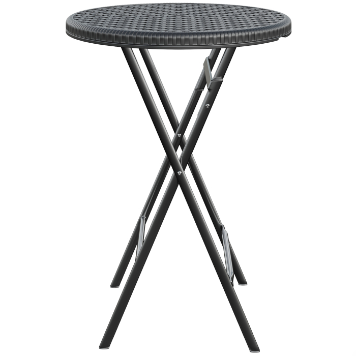 MIO | festbord | diameter 60 cm | Svart | Sammenleggbar