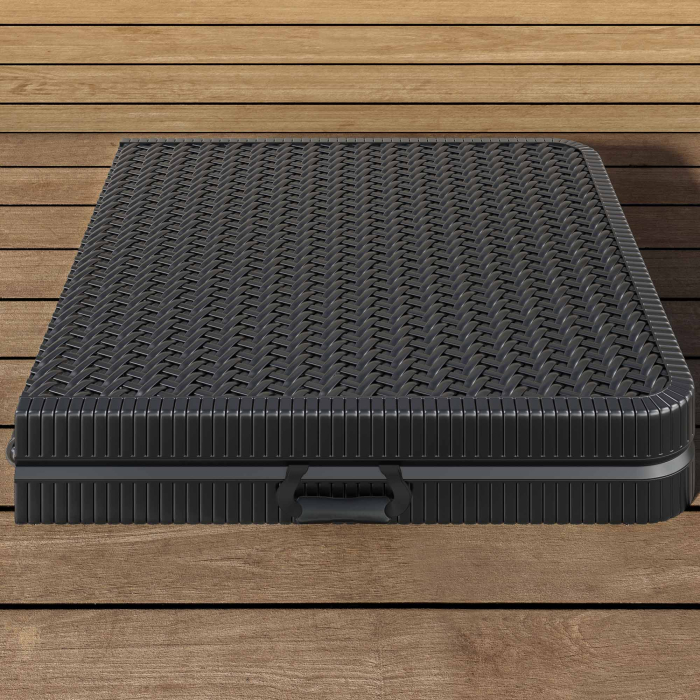 MIO | festbord | B: D 183 x 75 cm | Svart | Sammenleggbar