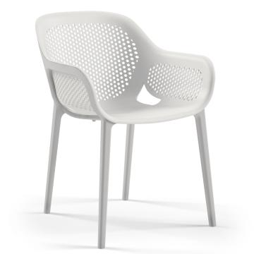 PALAWAN | chaise à coque | blanc | plastique | empilable