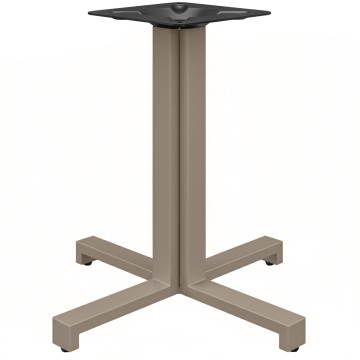 PALERMO | Bistro tafelonderstel | Hoogte: 72 cm | Voet: 58 x 58 cm | Taupe