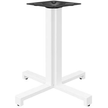 PALERMO | Structure de table de bistrot | Hauteur : 72 cm | Pied : 68 x 68 cm | Blanc