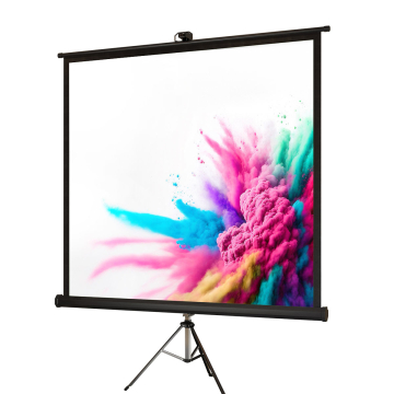 PANTERA | Écran de projection avec trépied | 220 x 220 cm | 123" | 1:1 | 4K/8K Ultra HDR 3D
