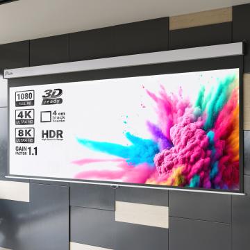 PANTERA | Oprolbaar projectiescherm | 240 x 135 cm | 108" | 16:9 | Manuell | 4K/8K Ultra HDR 3D