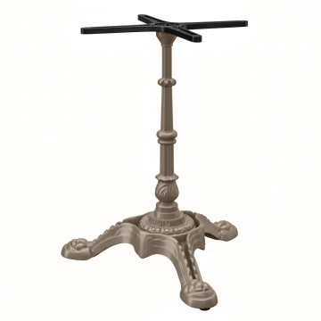 PARIS | Estructura mesa bistro | negro | 3 patas: Ø 50 cm | columna: 72 cm