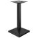 PALMA | Bistro barbordsstel | Sort | B:D 50 x 50 cm | Søjle: 8 x 109 cm