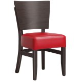 PETRO SMALL | Bistrostoel | Rood | Leder