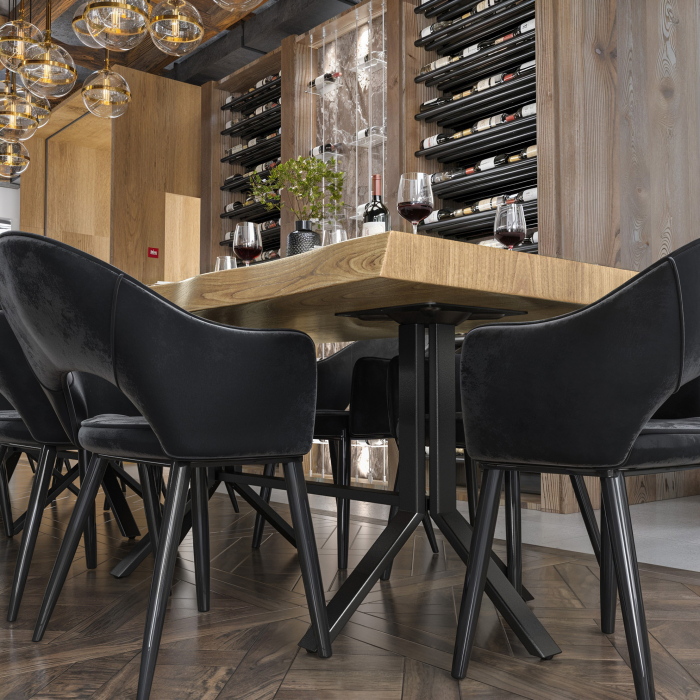 PERU | Gastro tabletop live edge | 120 x 70 cm | 8 cm | Rectangular | Oak PERU | Gastro tabletop live edge | 120 x 70 cm | 8 cm | Rectangular | Oak