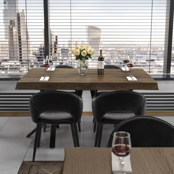 PERU | Gastro table top live edge | 120 x 70 cm | 8cm | Rectangular | Walnut PERU | Gastro table top live edge | 120 x 70 cm | 8cm | Rectangular | Walnut