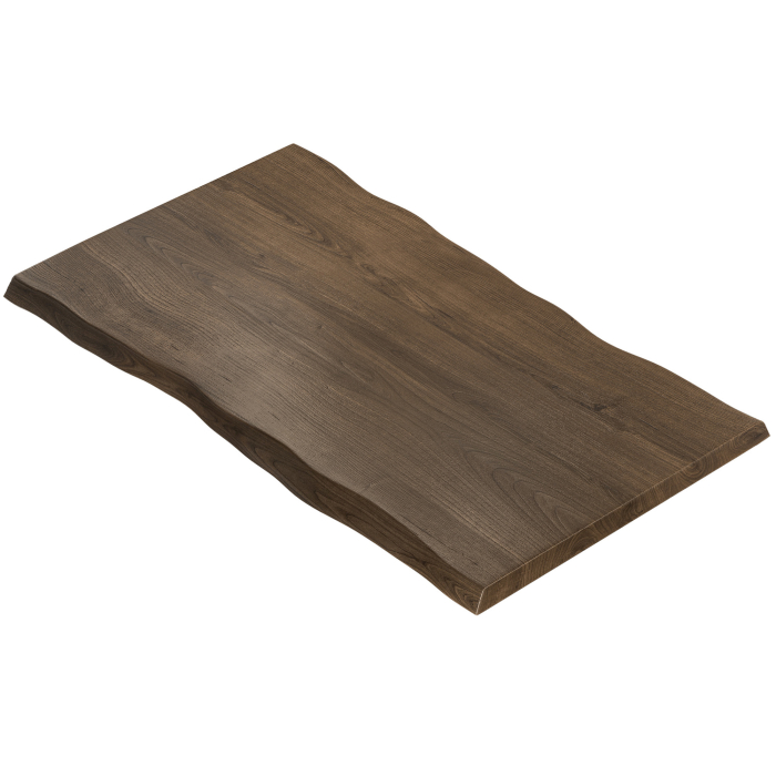 PERU | Gastro Bordsskiva med barkkant | 200 x 100 cm | 6 cm | Rektangulär | Valnöt