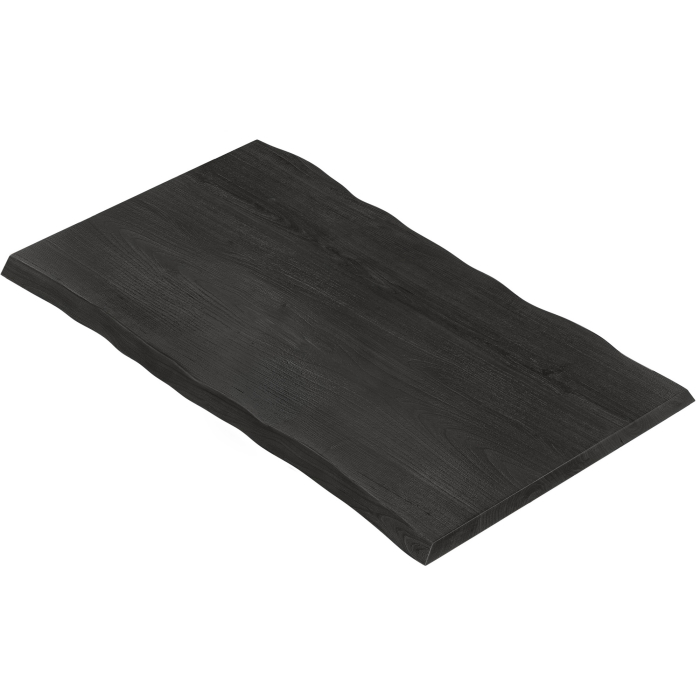 PERU | Gastro Bordsskiva med naturlig kant | 230 x 110 cm | 6 cm | Rektangulär | Svart