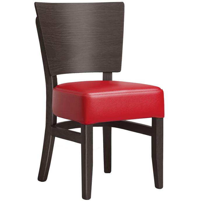 PETRO SMALL | Bistrostoel | Rood | Leer