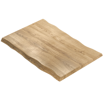 PERU | Gastro tafelblad boomrand | 160 x 90 cm | 6 cm | Rechthoekig | Eiken