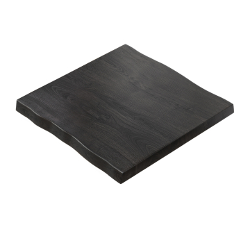 PERU | Piano tavolo bordo di albero | 80x80cm | Wenge nero