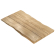 PERU PREMIUM | Gastro bordplate med barkkant | 200 x 100 cm | 8 cm | Firkantet | Eik