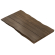 PERU PREMIUM | Gastro table top live edge | 200 x 100 cm | 8cm | Rectangular | Walnut