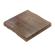 PERU | Gastro table top live edge | 70 x 70 cm | 8cm | Square | Walnut