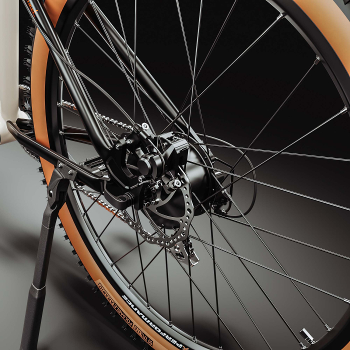 PHANTOM INSTINCT X | Elektro Mountainbike | 29" | 100km | 10.5Ah | 380Wh | Weiß | + Schutzblech, Fahrradtasche Rahmen, Gepäckträger, Fahrradtasche Gepäckträger