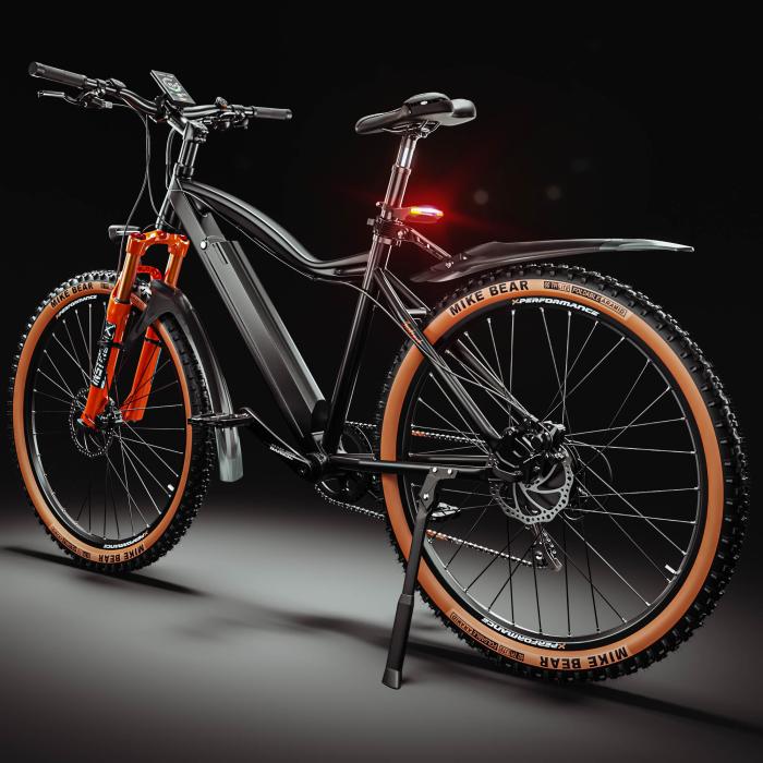 PHANTOM INSTINCT X | Elektrisk terrengsykkel | 29" | 100 km | 10,5 Ah | 380Wh | Svart | + fender PHANTOM INSTINCT X | Elektrisk terrengsykkel | 29" | 100 km | 10,5 Ah | 380Wh | Svart | + fender