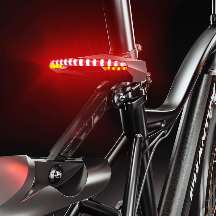 PHANTOM INSTINCT X | Elektrisk terrengsykkel | 29" | 100 km | 10,5 Ah | 380Wh | Svart | + fender PHANTOM INSTINCT X | Elektrisk terrengsykkel | 29" | 100 km | 10,5 Ah | 380Wh | Svart | + fender
