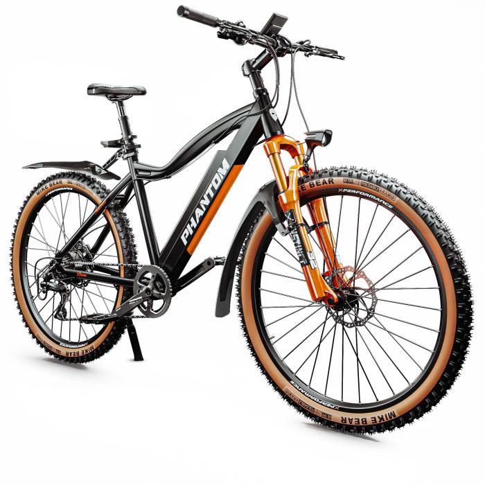 PHANTOM INSTINCT X | Elektrisk terrengsykkel | 29" | 100 km | 10,5 Ah | 380Wh | Svart | + fender PHANTOM INSTINCT X | Elektrisk terrengsykkel | 29" | 100 km | 10,5 Ah | 380Wh | Svart | + fender