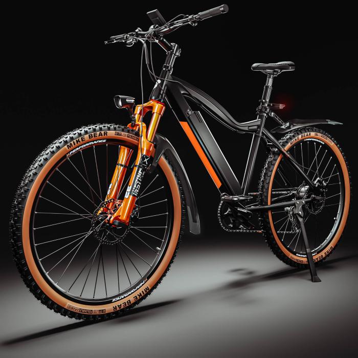 PHANTOM INSTINCT X | Elektrisk terrengsykkel | 29" | 100 km | 10,5 Ah | 380Wh | Svart | + fender PHANTOM INSTINCT X | Elektrisk terrengsykkel | 29" | 100 km | 10,5 Ah | 380Wh | Svart | + fender
