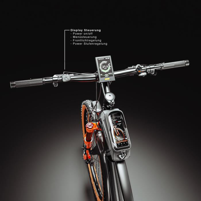 PHANTOM INSTINCT X | Sähkömaastopyörä | 29" | 100km | 10.5Ah | 380Wh | Musta | + lokasuoja, polkupyörälaukun runko PHANTOM INSTINCT X | Sähkömaastopyörä | 29" | 100km | 10.5Ah | 380Wh | Musta | + lokasuoja, polkupyörälaukun runko