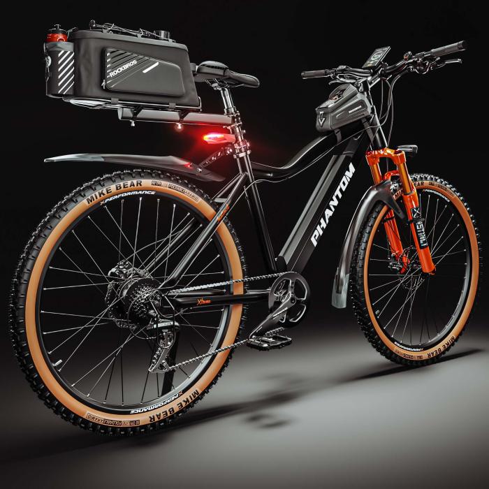 PHANTOM INSTINCT X | Sähkömaastopyörä | 29" | 100km | 10.5Ah | 380Wh | Musta | + lokasuoja, polkupyörä laukku runko, matkatavaroiden kuljetin, polkupyörä laukku matkatavaroiden kuljetin PHANTOM INSTINCT X | Sähkömaastopyörä | 29" | 100km | 10.5Ah | 380Wh | Musta | + lokasuoja, polkupyörä laukku runko, matkatavaroiden kuljetin, polkupyörä laukku matkatavaroiden kuljetin