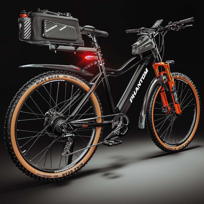 PHANTOM INSTINCT X | Sähkömaastopyörä | 29" | 100km | 10.5Ah | 380Wh | Musta | + lokasuoja, pyörälaukun runko, matkatavarateline, pyörälaukun matkatavarateline, hälytysjärjestelmä PHANTOM INSTINCT X | Sähkömaastopyörä | 29" | 100km | 10.5Ah | 380Wh | Musta | + lokasuoja, pyörälaukun runko, matkatavarateline, pyörälaukun matkatavarateline, hälytysjärjestelmä