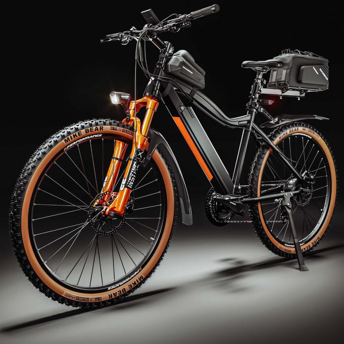 PHANTOM INSTINCT X | Sähkömaastopyörä | 29" | 100km | 10.5Ah | 380Wh | Musta | + lokasuoja, pyörälaukun runko, matkatavarateline, pyörälaukun matkatavarateline, hälytysjärjestelmä PHANTOM INSTINCT X | Sähkömaastopyörä | 29" | 100km | 10.5Ah | 380Wh | Musta | + lokasuoja, pyörälaukun runko, matkatavarateline, pyörälaukun matkatavarateline, hälytysjärjestelmä