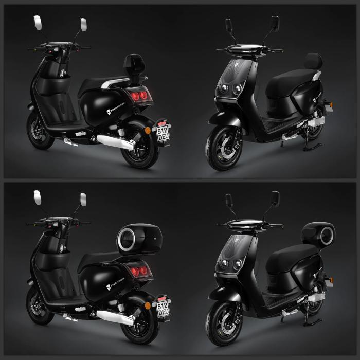 PHANTOM | E-Scooter | Blybatteri | 1200 Watt | 42km/h | Sort PHANTOM | E-Scooter | Blybatteri | 1200 Watt | 42km/h | Sort