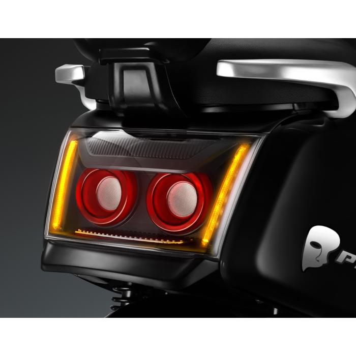 PHANTOM | E-Scooter | Blybatteri | 1200 Watt | 42km/h | Sort | + bagagebærer PHANTOM | E-Scooter | Blybatteri | 1200 Watt | 42km/h | Sort | + bagagebærer
