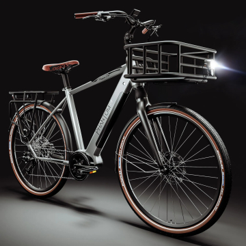 PHANTOM CITY | Herren Elektrofahrrad | 28" | 150km | 13Ah | 470 Wh | inkl. Basket