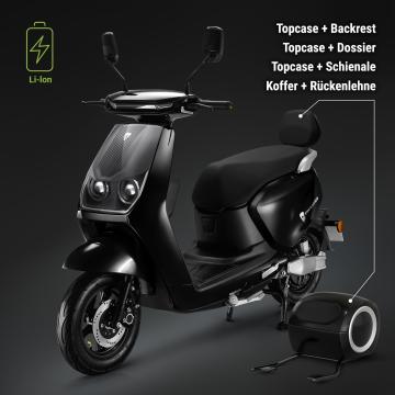 PHANTOM | E-scooter | Lithium batterij | 1500 Watt | 45 km/u | Zwart