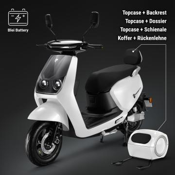 PHANTOM | E-Scooter | Loodaccu | 1200 Watt | 42km/h | Wit