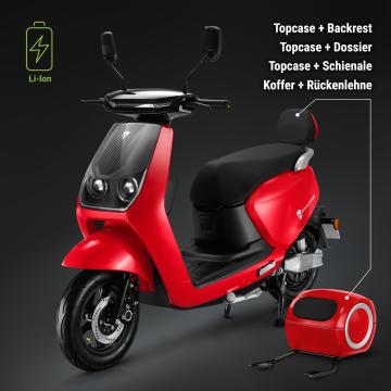PHANTOM | E-scooter | Lithium batterij | 1500 Watt | 45 km/u | Rood